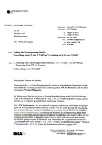 Teaser-Image : Feststellungsbescheid JPX